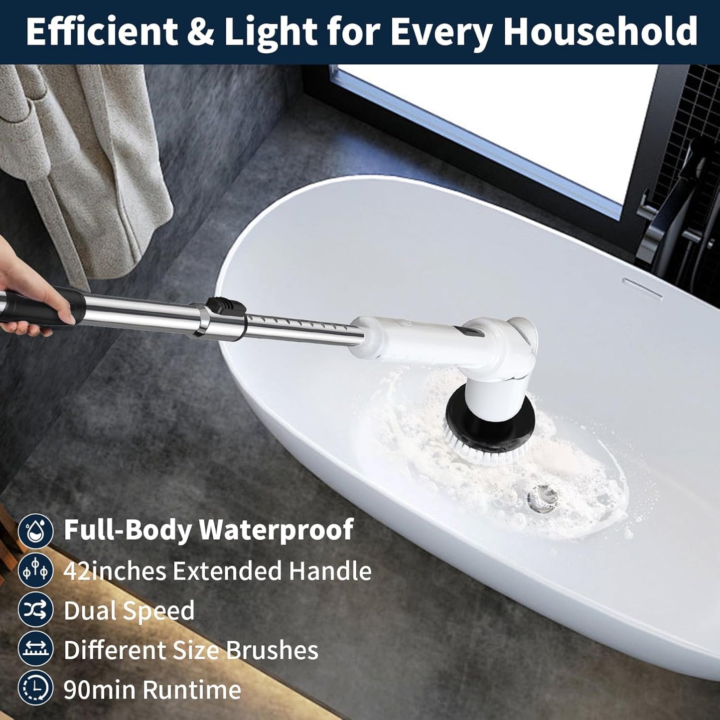 Cordless Spin Scrubber