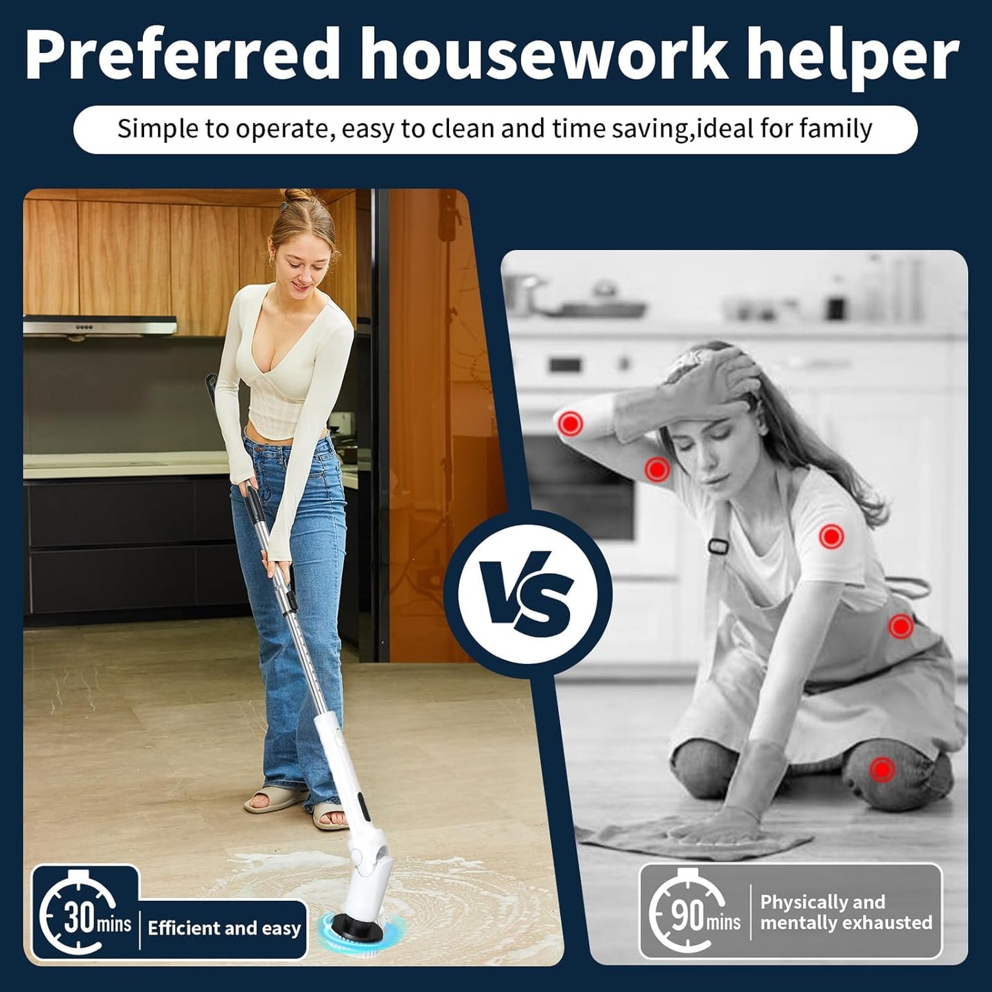 Cordless Spin Scrubber