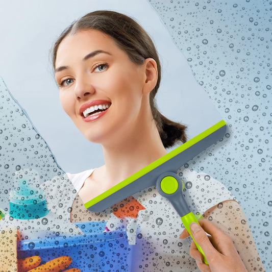 Standard Professional Window Squeegee 10" and Car Wash Brush 10''