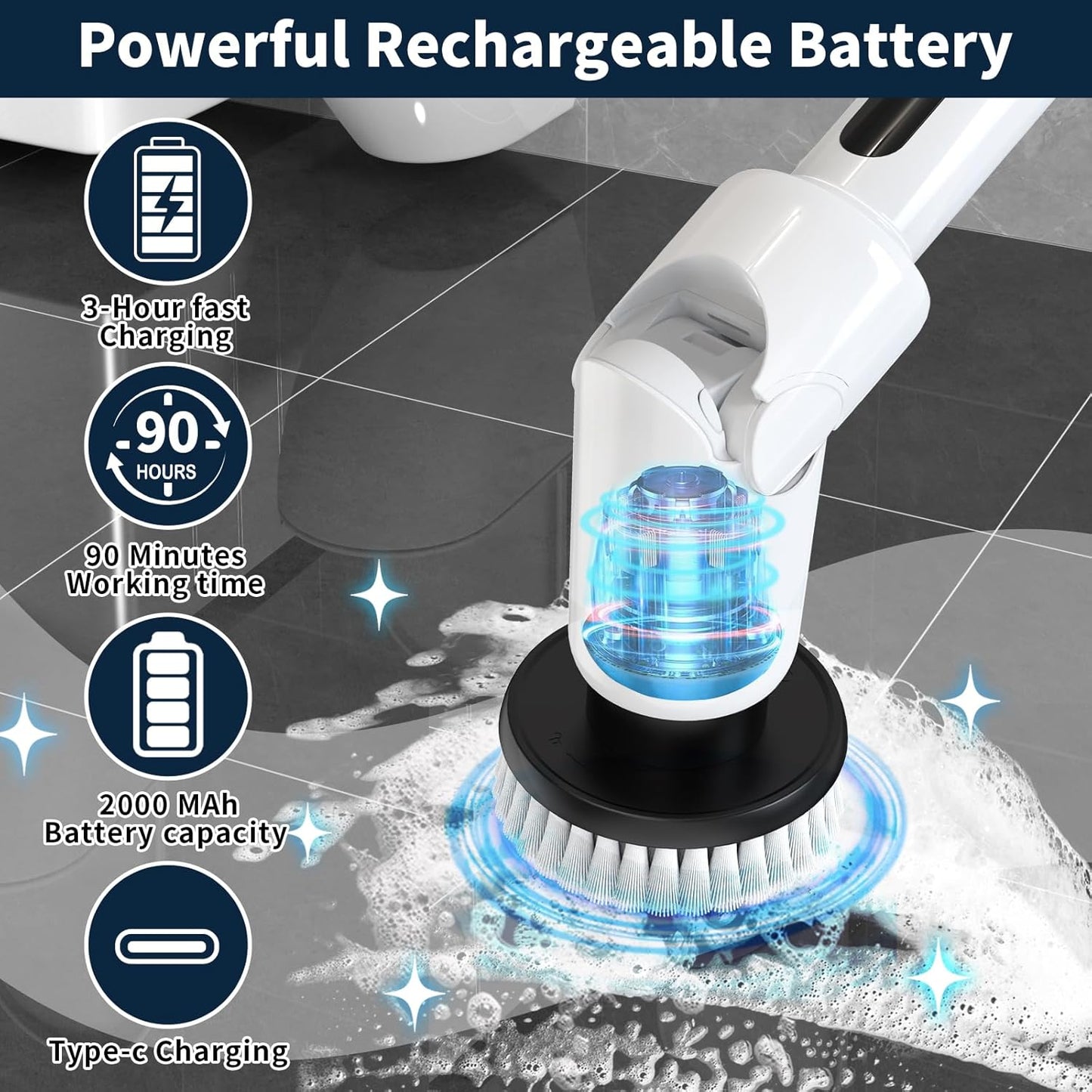 Cordless Spin Scrubber